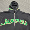 custom mens quilted hoodie with chenille embroidery factory | mens clothing manufacturers