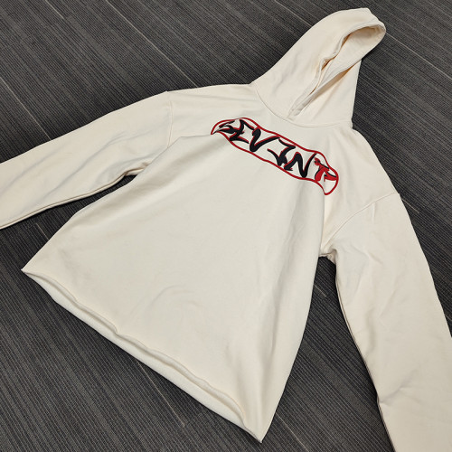 custom cream hoodie men with digital printing factory |mens grey hoodie OEM supplier