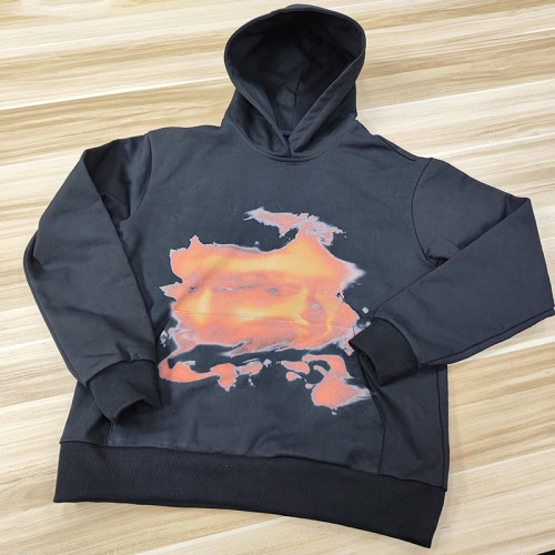 custom mens winter hoodies with heat transfer printing  | mens hoodie supplier Support OEM and ODM.