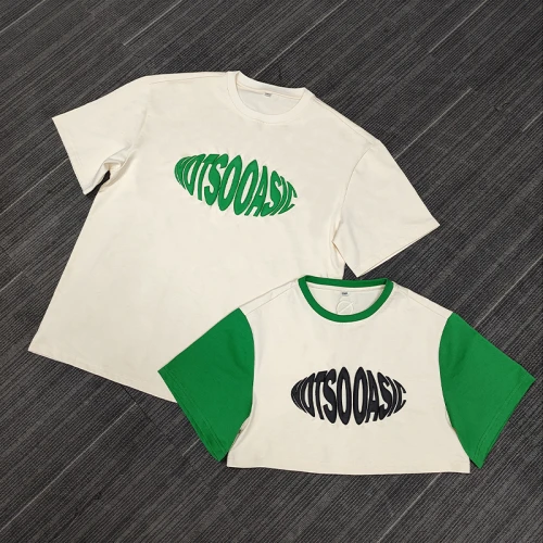 individuelle weiße Grafik-T-Shirts für Herren mit Puffdruck | Lieferant von Herren-Tanktops. Unterstützt OEM und ODM.