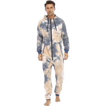 custom cotton men tracksuit with tie-dyeing | garment factory in china