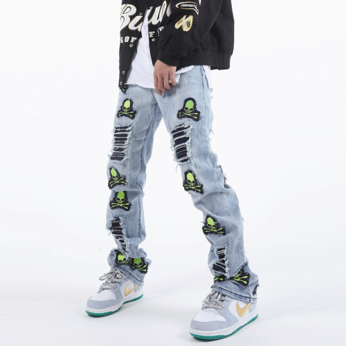 custom patchwork jeans mens custom made clothes | manufacturer clothing companies