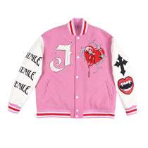 custom pink bomber jacket for men  | china clothes manufacturers