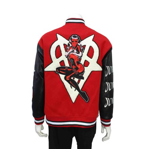 custom red bomber jacket  for men  | wholesale clothing suppliers