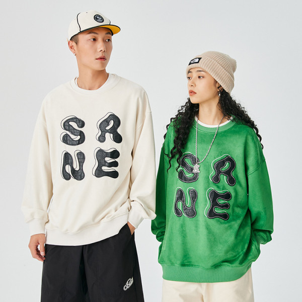 wholesale custom tracksuits men with patch embroidery