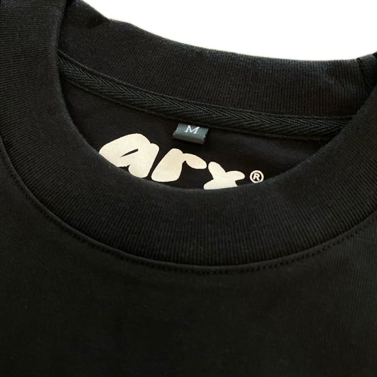 mens curved hem t shirt