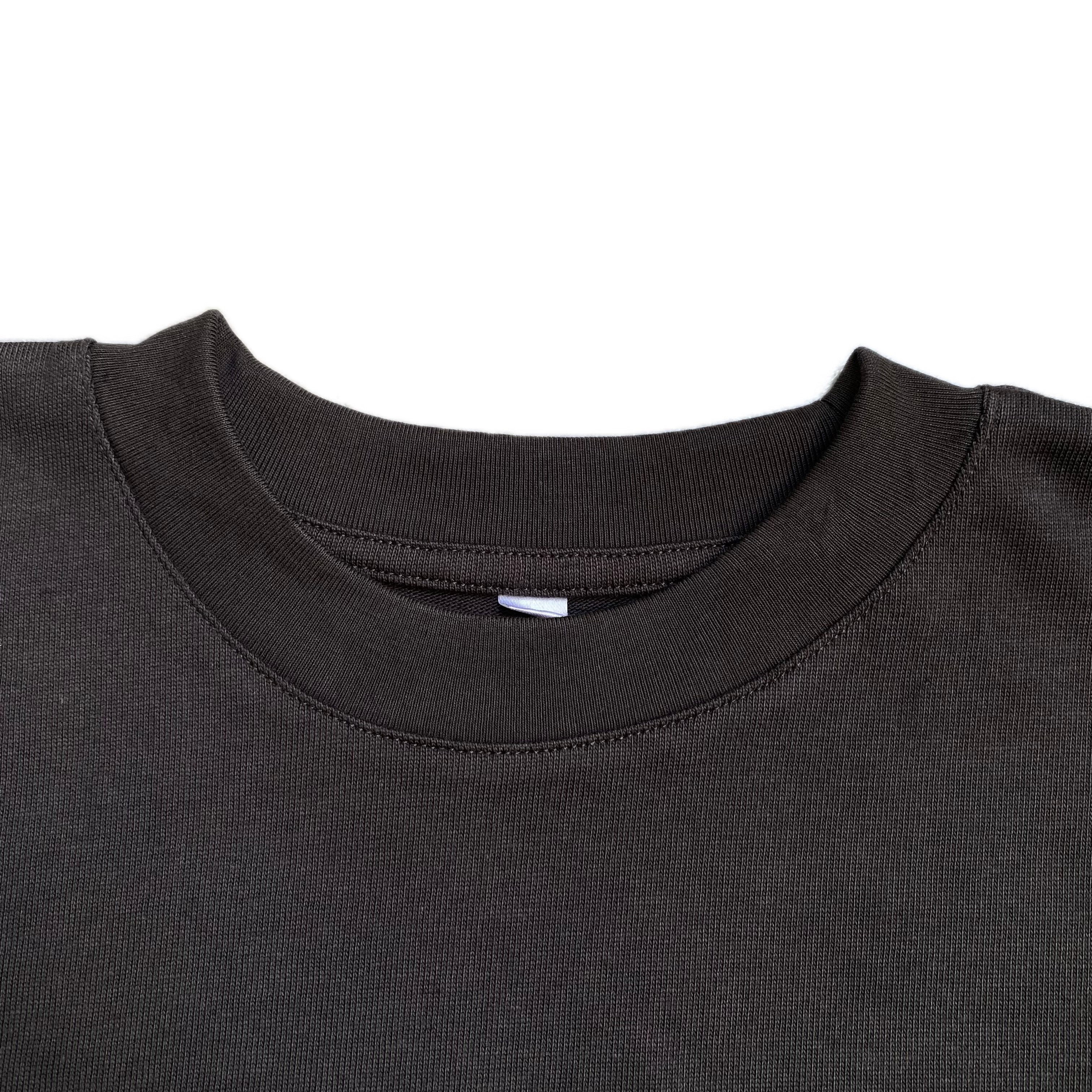 mens curved hem t shirt