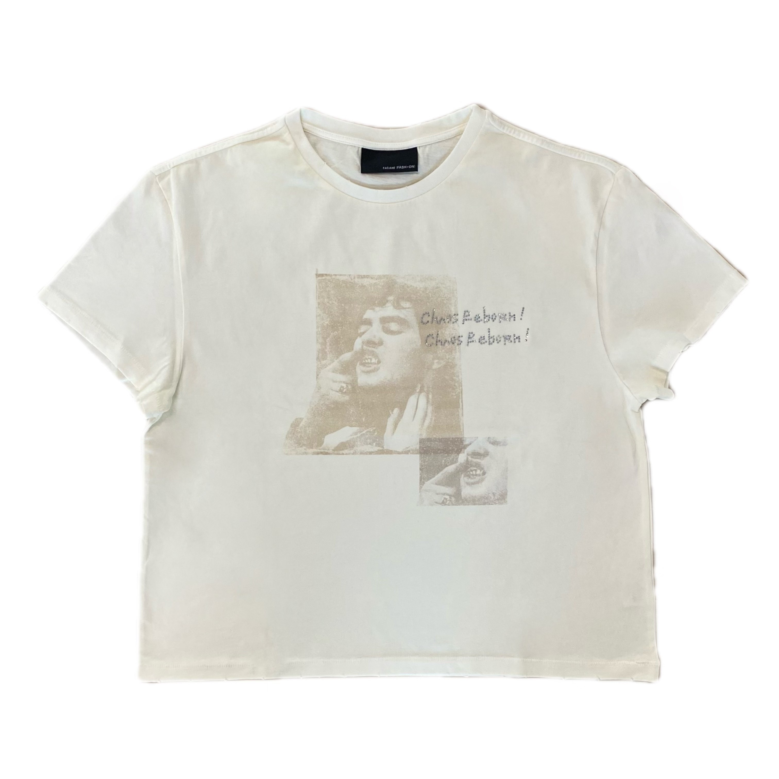 mens curved hem t shirt