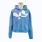 Custom Blue Hoodies with Patch Embroidery | Men's Apparel Manufacturer