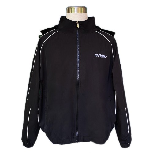 Premium Custom Men's Black Tracksuits | Embroidered Sportswear Manufacturing