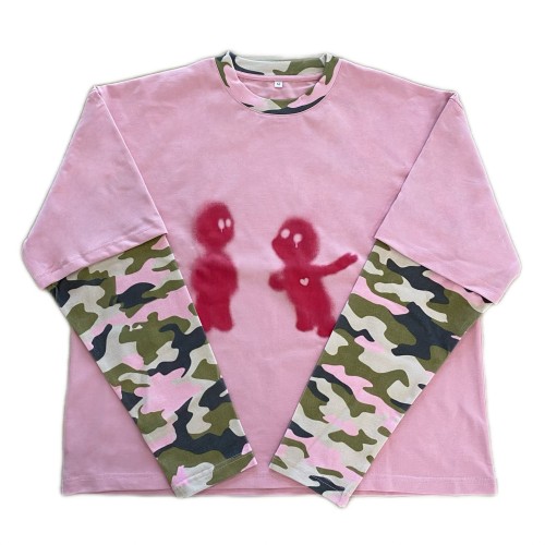 custom crew neck sweatshirt with screen printing | men's clothing manufacturers