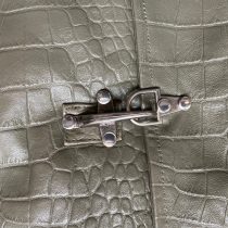 Custom Green Leather Jackets for Men | OEM Manufacturing Factory