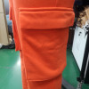 custom orange tracksuit mens with patchwork | hip hop clothing manufacturers
