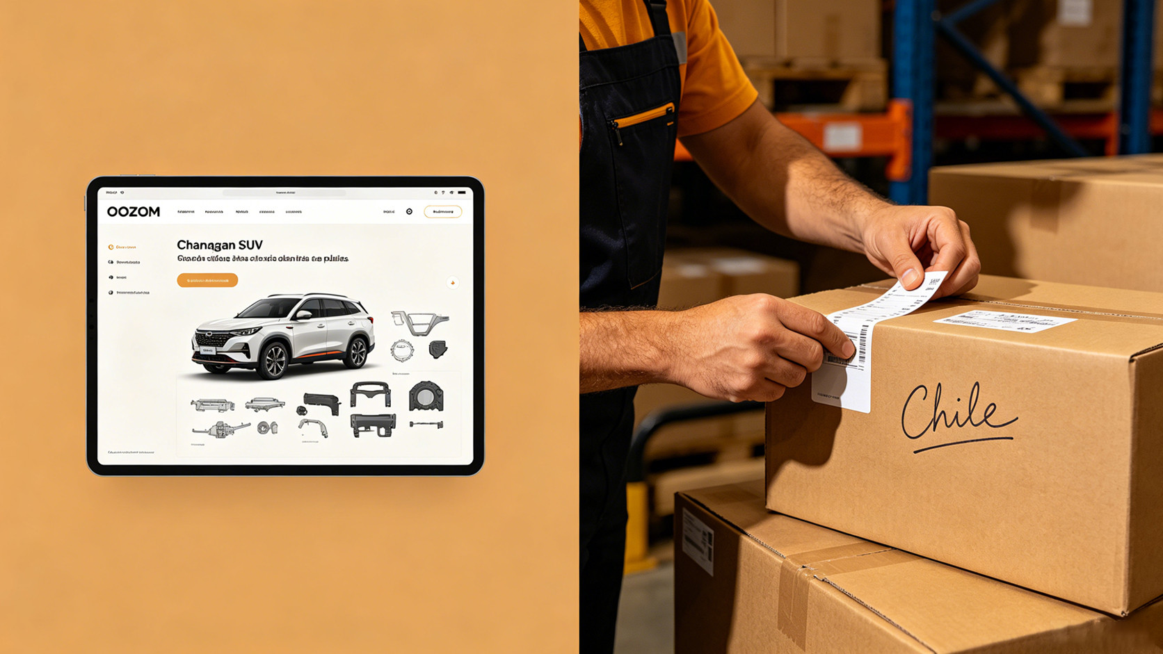 Spanish Language Auto Parts: OOZOM Repuestos Changan China
