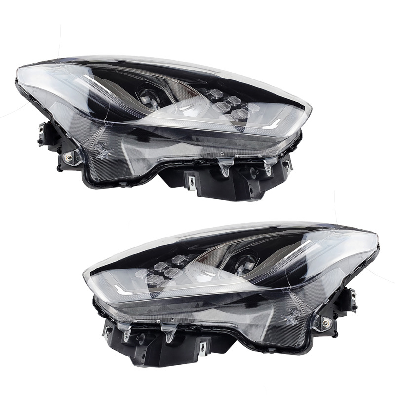 Full LED projector headlight assembly pair for MG ZS BYD Tang Chery Tiggo 2017-2021