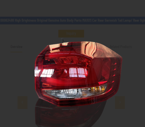 #C00063498 High Brightness Original Genuine Auto Body Parts MAXUS Car Rear Garnnish Tail Lamp/ Rear light