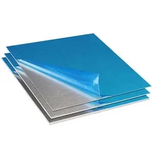 H24 4ft x 8ft Polished Brushed Thin Decorative 1060 Aluminum Sheet 5054 6062 for Soundproof Panel
