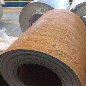 3004/3003 H14 Wooden Pattern Color Coated Aluminum Coil Prepainted for Curtain Wall and Roof Sheets