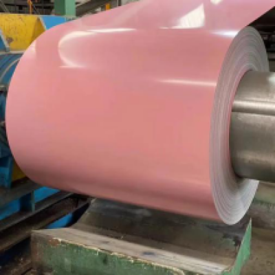 Pink Color Coated 3003 H14 Aluminum Coil Prepainted for Curtain Wall and Roof Sheets