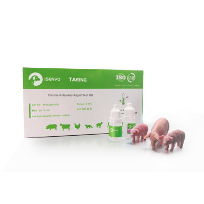 ISENVO For Farm Ranch Breeding Grounds Swine Porcine Rotavirus Animal Rapid Test Kit Diagnostic Tools for Farm Animal Livestock