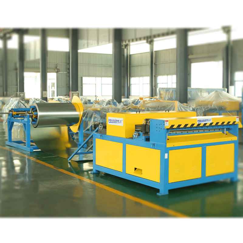 How to reduce material waste in the production of air duct production line?