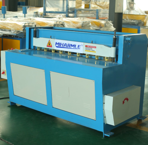 Blue customized inching shearing machine sent to Saudi Arabia