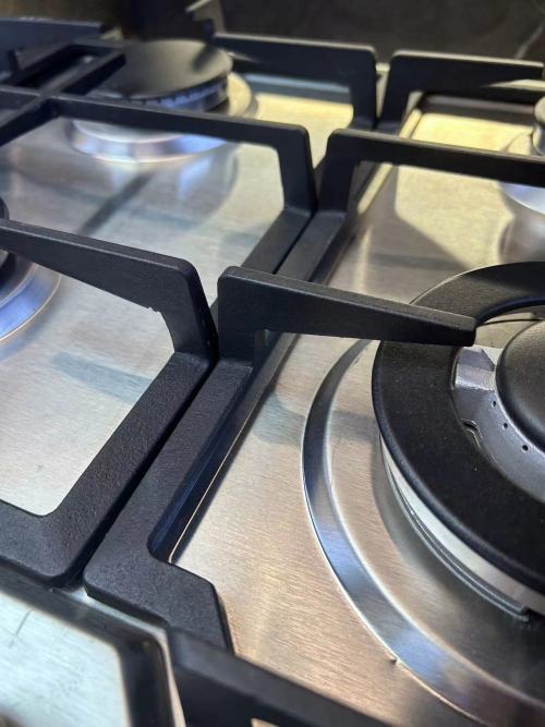 6 Burner Stainless Steel Built-in Gas Hob LPG/NG with Cast Iron Pan Support for Family | CHEFF