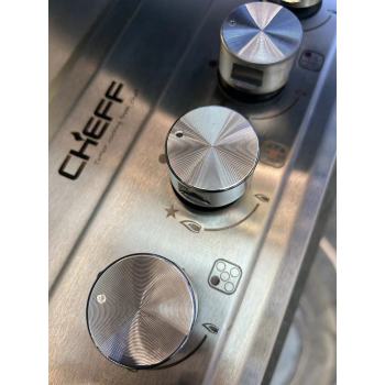 Commercial 4 Burner Stainless Steel Built-in Gas Cooktop LPG/NG with FFD for Kitchen | CHEFF