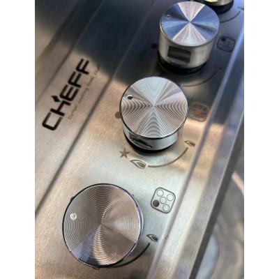 4 Burner Stainless Steel Built-in Gas Hob LPG/NG with Flame Failure Device for Household | CHEFF