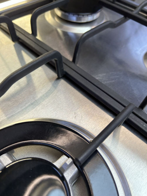 4 Burner Stainless Steel Built-in Gas Hob LPG/NG with Enamel Coated Pan Support for Family | CHEFF