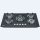 5 Burner Black Tempered Glass Built-in Gas Cooker LPG/NG with OEM/ODM Service for Restaurant | CHEFF
