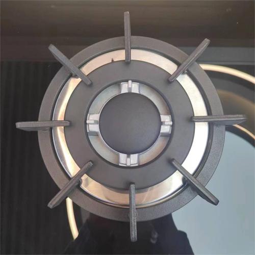 5 Burner Black Tempered Glass Gas Hob Built-in LPG/NG Gas Cooktop with FFD for Restaurant | CHEFF