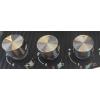 36 Inch 5 Burner Black Tempered Glass Gas Cooktop Built-in LPG/NG with FFD for Household | CHEFF