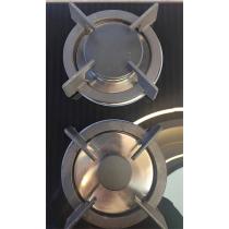 36 Inch 5 Burner Black Tempered Glass Gas Cooktop Built-in LPG/NG Gas Hob for Household Use | CHEFF