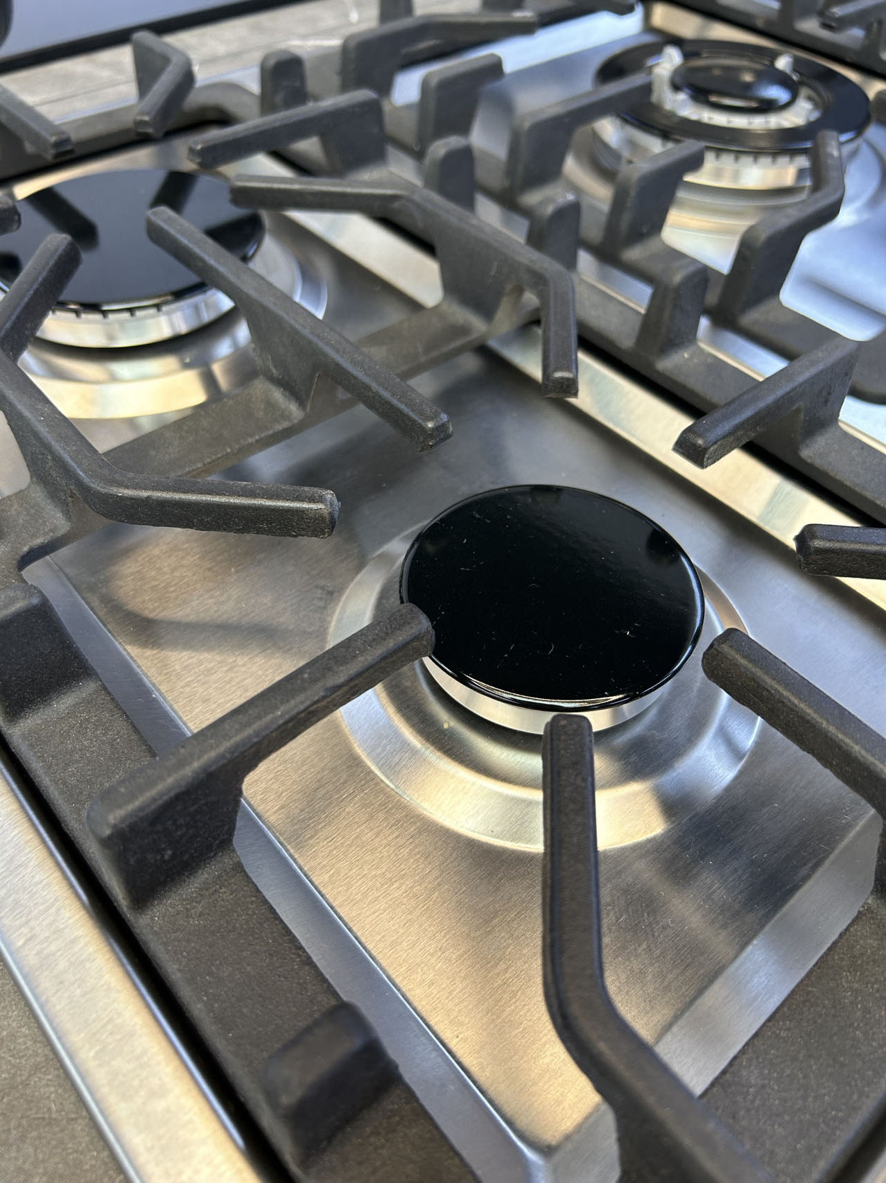 cast iron pan support for gas hob