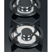 60cm 4 Burner Black Tempered Glass Gas Hob Built-in LPG/NG Kitchen Cooktop for Home Cooking | CHEFF
