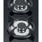 60cm 4 Burner Black Tempered Glass Gas Hob Built-in LPG/NG Kitchen Cooktop for Home Cooking | CHEFF
