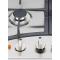 4 Burner Hybrid Gas and Induction Hob Stainless Steel Built-in Cooktop with OEM/ODM for Home | CHEFF