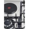 4 Zone Hybrid Gas and Electric Hob Stainless Steel Built-in with Safety Device for Household | CHEFF