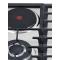 4 Zone Hybrid Gas and Induction Hob Stainless Steel Built-in with Knob Control for Household | CHEFF