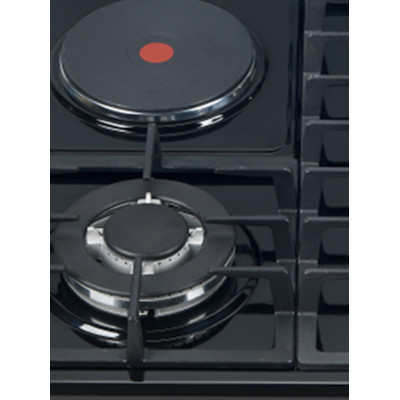 4 Zone Built-in Hybrid Gas and Induction Hob Enamel Panel with OEM/ODM Service for Household | CHEFF