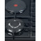 4 Zone Built-in Hybrid Gas and Induction Hob Enamel Panel with OEM/ODM Service for Household | CHEFF