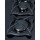 5 Zone Hybrid Gas and Electic Hob Glass Built-in Cooktop with Knob Control for Household | CHEFF
