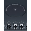 5 Zone Hybrid Gas and Electic Hob Glass Built-in Cooktop with Knob Control for Household | CHEFF