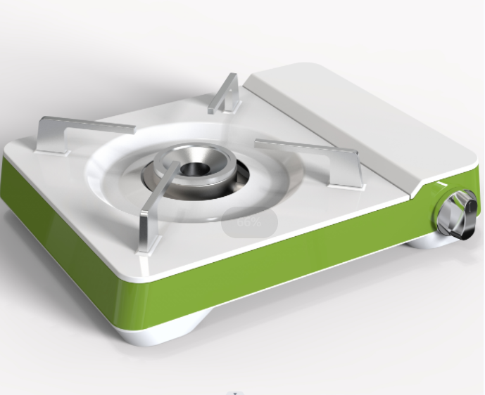 Cocina portátil de gas butano para exteriores, fabricada en fábrica.