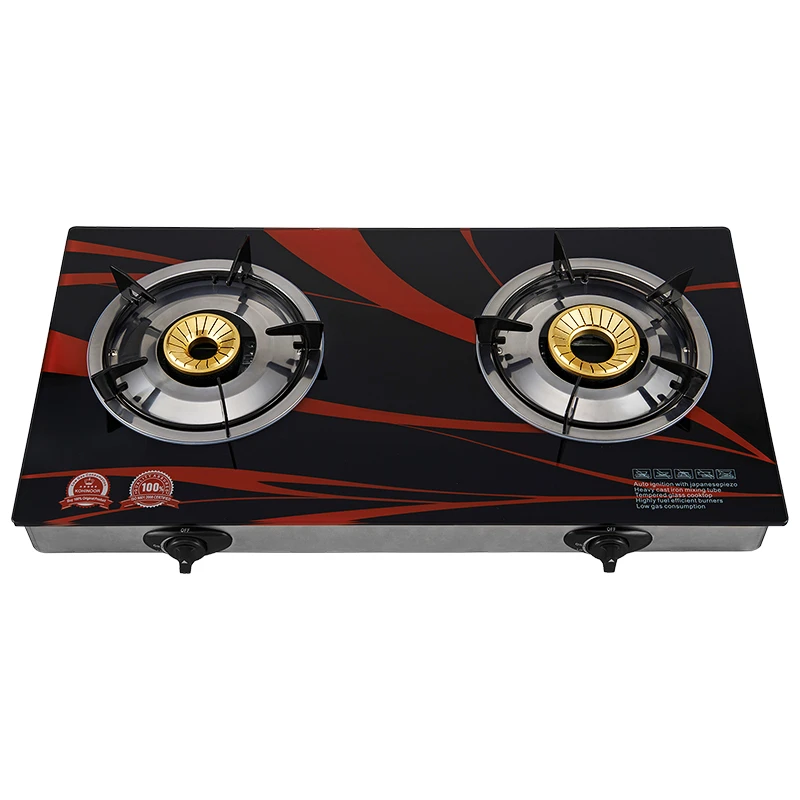 5 burner built-in gas hob