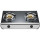 2 Burner Tempered Glass Tabletop Gas Stove LPG/NG with Brass Burner Cap for Indoor Use | CHEFF
