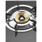 2 Burner Tempered Glass Gas Hob LPG/NG with Enamel Pan Support for Commercial Kitchen | CHEFF