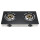 2 Burner 7MM Tempered Glass Table Gas Stove with Safety Device LPG/NG for Domestic Kitchen | CHEFF