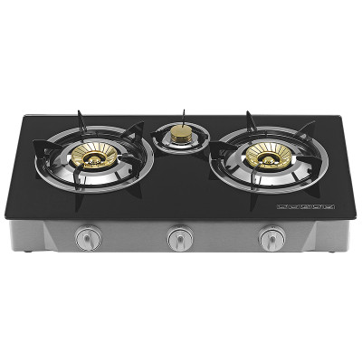 Wholesale three burner table top gas stove powder coating body gas cooker lpg cooktops